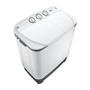 LG 7 kg Twin Tub Washing Machine, Semi Automatic with Soak Function, P700N