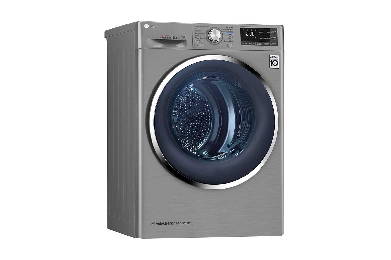 LG Dual Inverter Heat Pump Dryer, RC09VHP2V