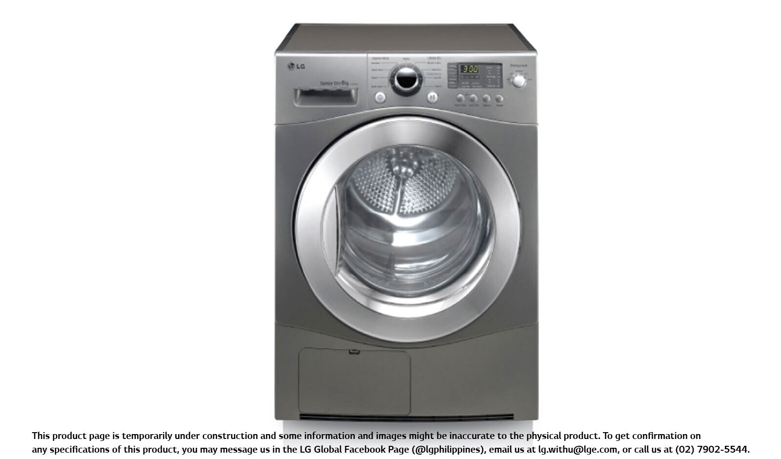 Front view of 9.0 Kg Condensing Dryer RC9011G2