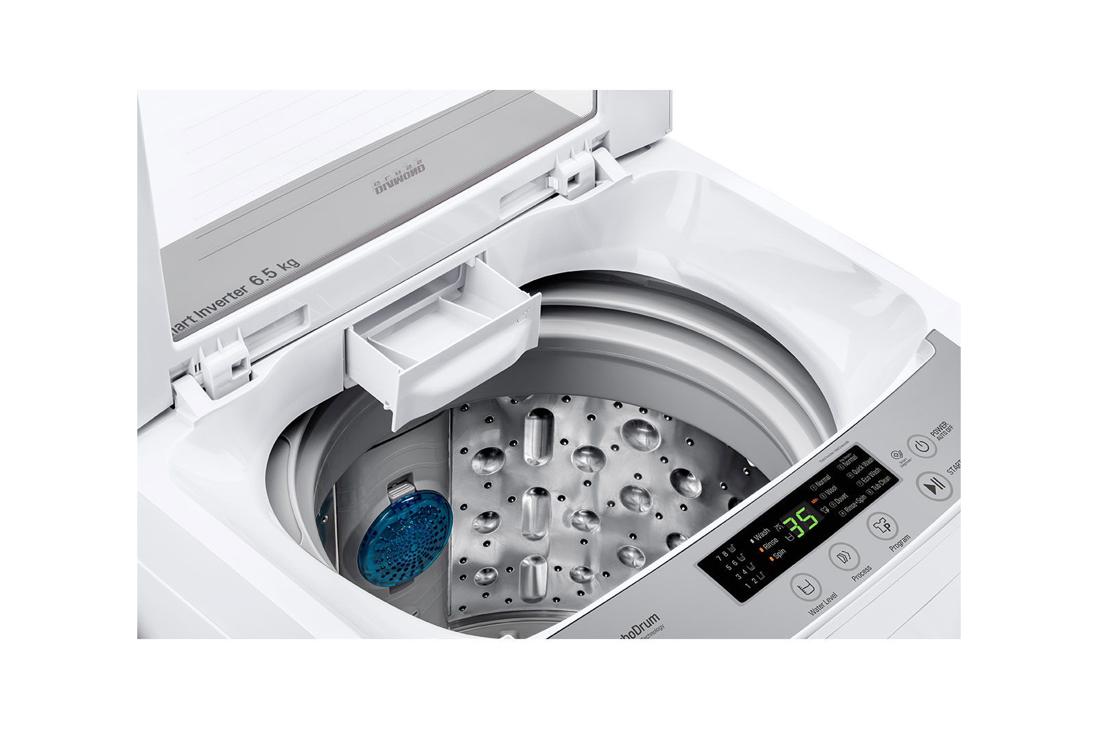 8KG Top Load Washing Machine with Turbo Drum T2108VSPW LG PH