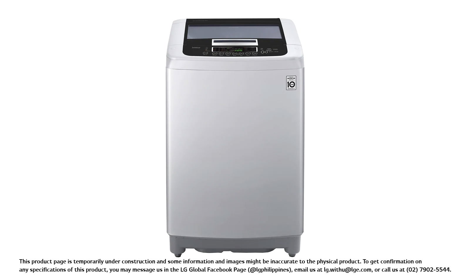 Front view of Top Load Washing Machine T2175VSPM