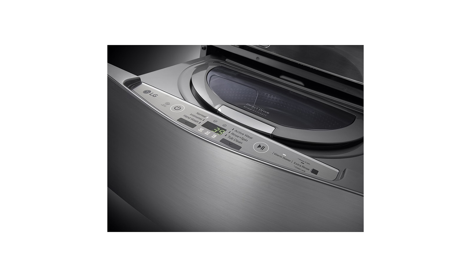 LG 3.5 Kg TWINWash™, Mini Washing Machine,  Inverter Direct Drive, T2735NTWV