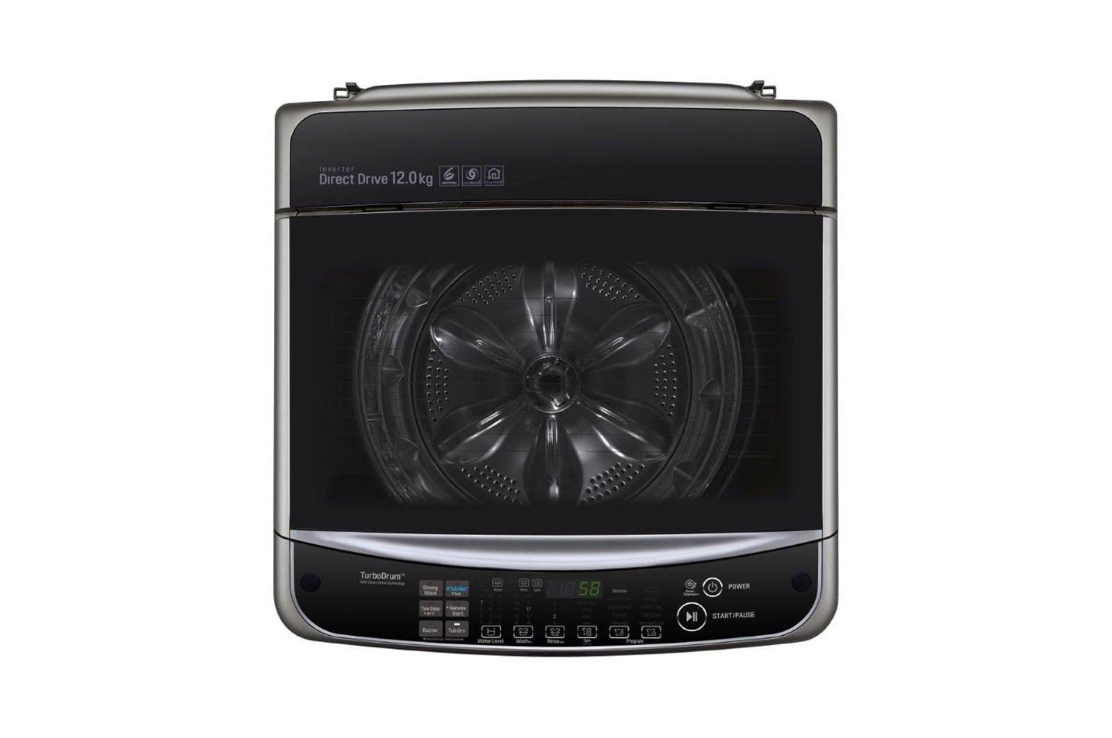 12KG Top Load Washing Machine 6 Motion Direct Drive TH2112DSAV LG PH