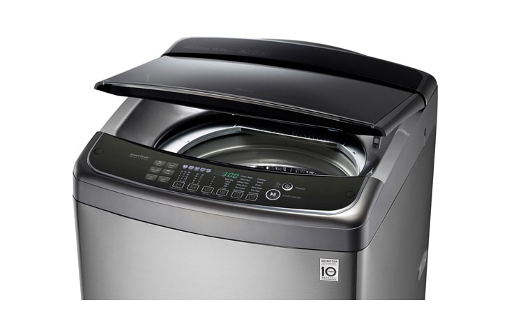 LG 15kg TurboShot, Smart Diagnosis, Full Stainless Tub, Jet Spray, Soft Closing Door & Door Lid Lock, Auto-lint Clean System, Embossing Drum, WF-S150S