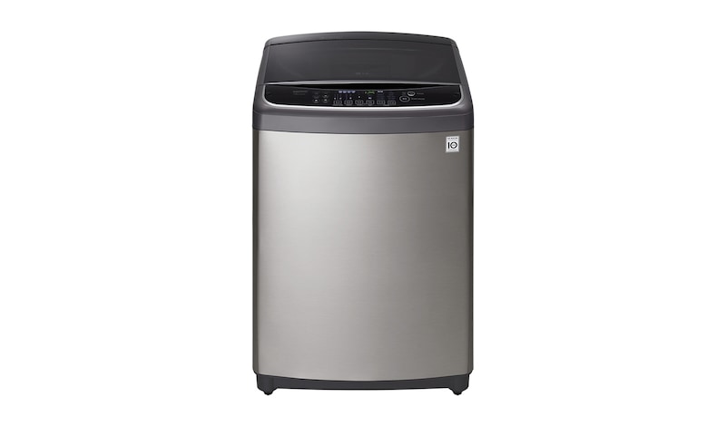 Front view of 17kg TurboShot, Smart Diagnosis, Heating System, Full Stainless Tub, Jet Spray, Auto-lint Clean System, Embossing Drum WF-S170V