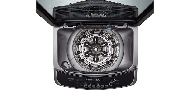 LG 17kg TurboShot, Smart Diagnosis, Heating System, Full Stainless Tub, Jet Spray, Auto-lint Clean System, Embossing Drum, WF-S170V