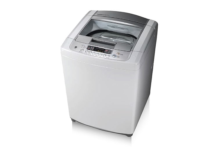 Front view of 7kg, Turbo Drum, Punch &#43;3 Mini Pulsator, Embossing Drum, Health&#43; Filter, Express Wash 19 min.  WF-T7070SW