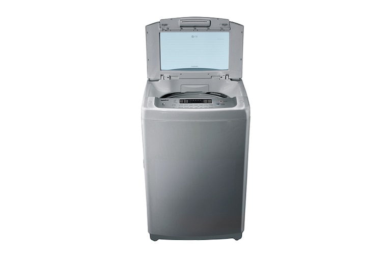LG 8.5kg, Waterfall Circulation, Diamond Glass Cover, Turbo Drum, Punch +3 Mini Pulsator, Embossing Drum, WF-T850JH