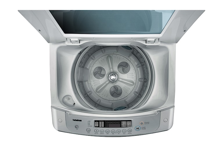 LG 8.5kg, Waterfall Circulation, Diamond Glass Cover, Turbo Drum, Punch +3 Mini Pulsator, Embossing Drum, WF-T850JH