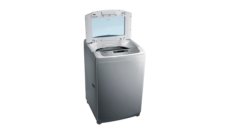 LG 8.5kg, Waterfall Circulation, Diamond Glass Cover, Turbo Drum, Punch +3 Mini Pulsator, Embossing Drum, WF-T850JH