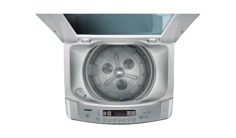 LG 8.5kg, Waterfall Circulation, Diamond Glass Cover, Turbo Drum, Punch +3 Mini Pulsator, Embossing Drum, WF-T850JH