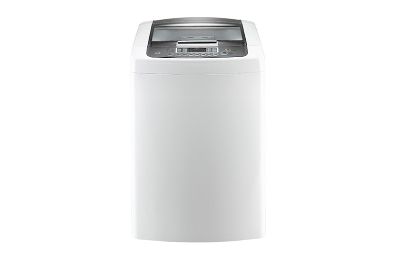 Front view of 9kg, Health&#43; Filter, Tub Clean, Express Wash, Turbo Drum, Diamond Glass, Embossing Drum WF-T906STG