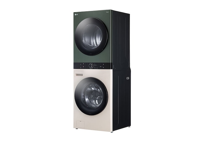 LG 14/10KG Objet WashTower™ All-In-One Stacked Washer Dryer, WT1410NHEG