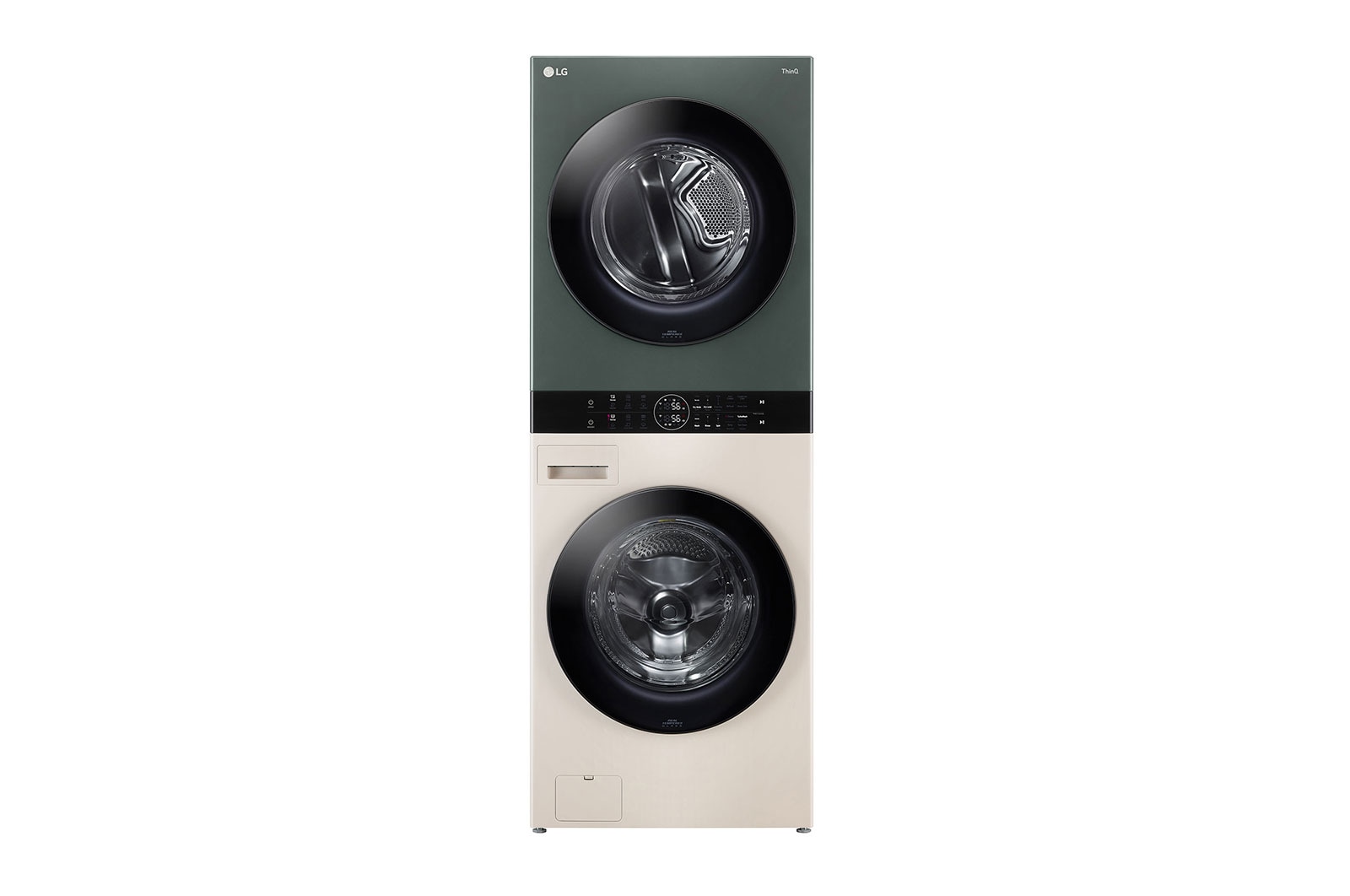 LG 14/10KG Objet WashTower™ All-In-One Stacked Washer Dryer, WT1410NHEG