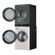 LG 14/10KG Objet WashTower™ All-In-One Stacked Washer Dryer, WT1410NHEG