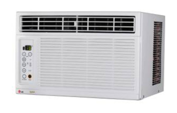 Front view of .65HP, Anti-corrosive Gold Fin Condenser, Energy Saving Mode (High EER), Nano Gold Filter, Timer, Air Deflection Control LA060RB