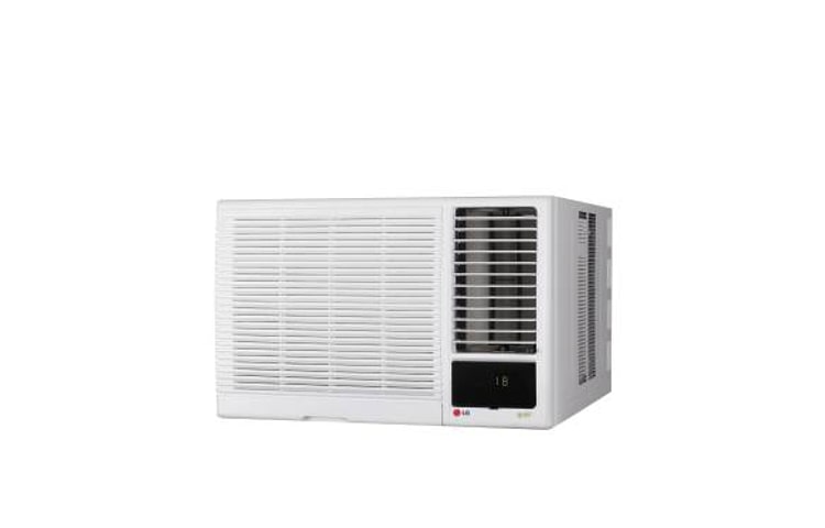 Front view of .75HP, Anticorrosive Gold Fin Condenser, Energy Saving Mode, Nano GOld Filter, Timer, Air Deflection Control &amp; Auto Swing LA080RB