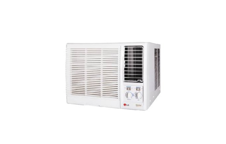 Front view of 1.5HP, Anticorrosive Gold Fin Condenser, Energy Saving, Nano Gold Filter, Timer, Air Deflection Control &amp; Auto Swing LA150TB