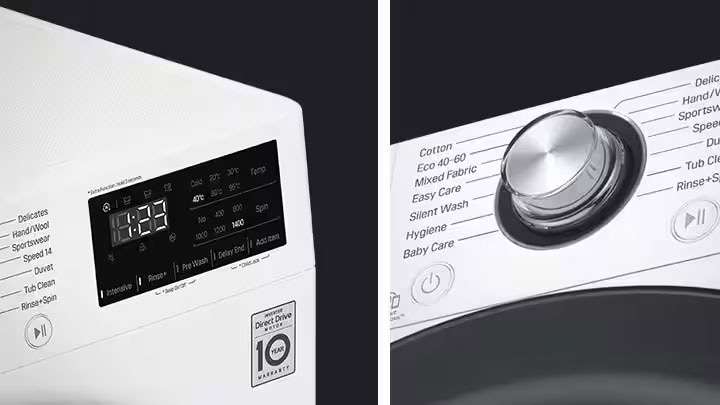 Made a more visible display and increased the knob size.