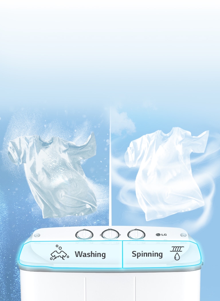 a product that has the function of washing and drying