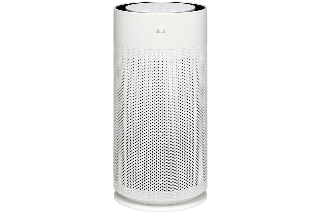 Front view of the LG PuriCare™ AeroHit Air Purifier AS35GGW10.APH