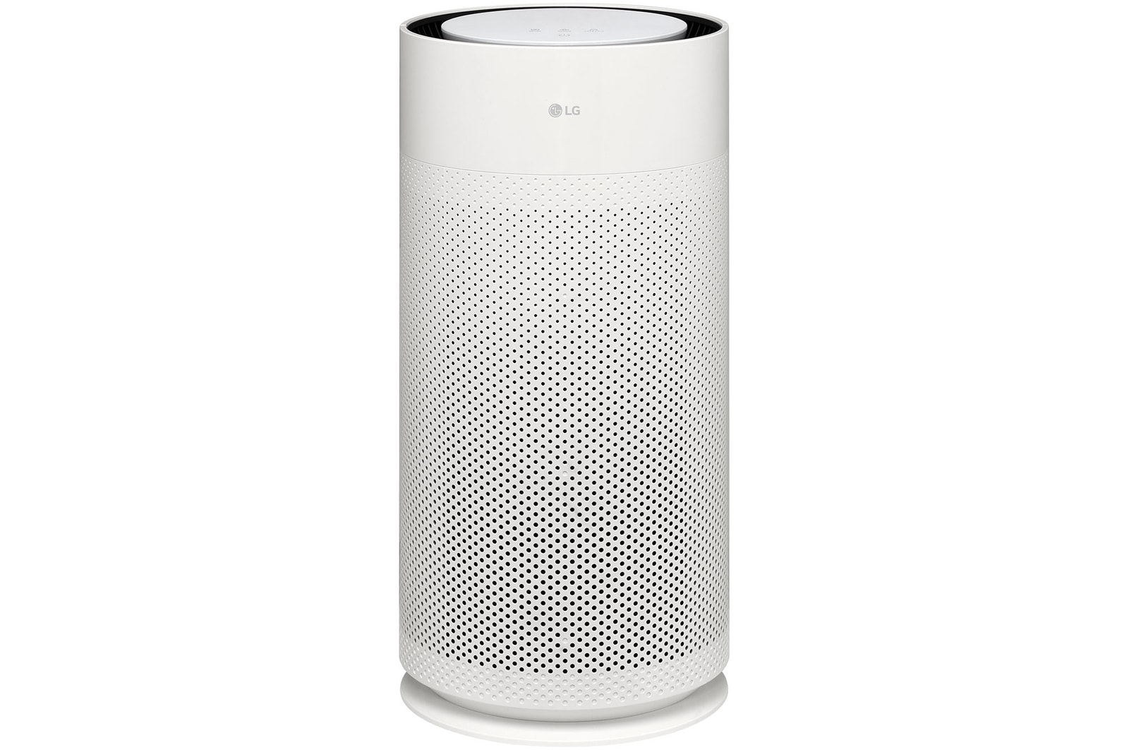 Front view of the LG PuriCare™ AeroHit Air Purifier AS35GGW10.APH