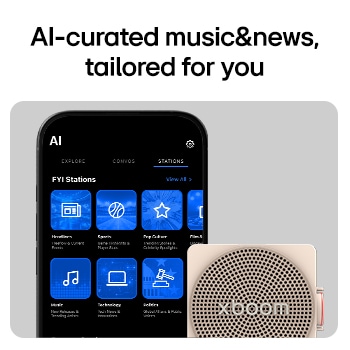 USP card: AI-curated music&news