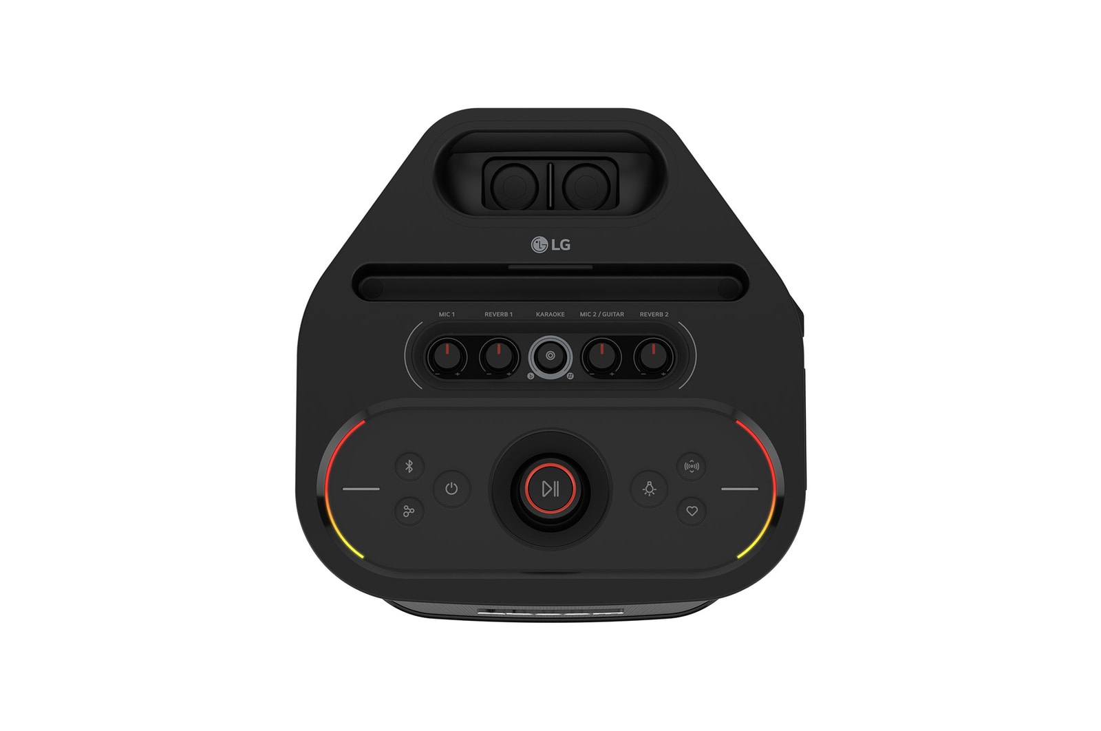 top view with lighting-on