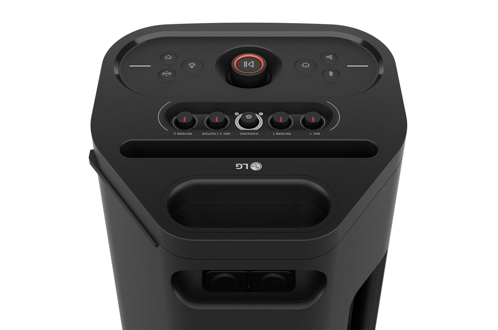 top view from back with lighting off