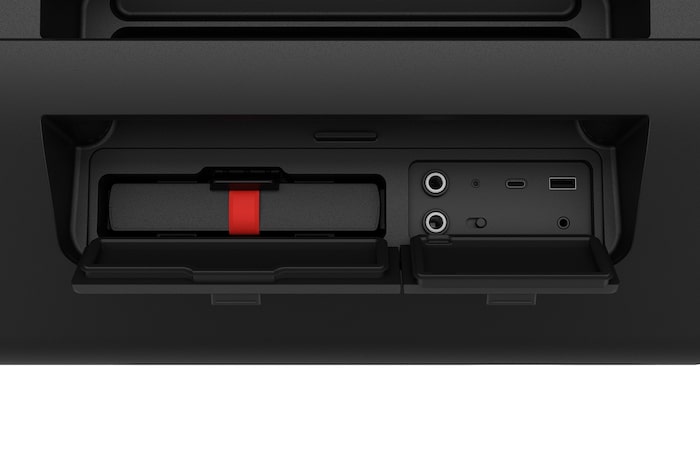 battery and port close-up