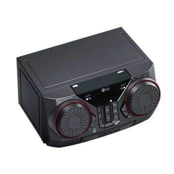 diagonal top view of multimedia receiver