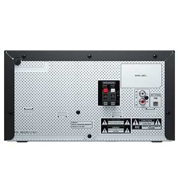 back view of multimedia receiver