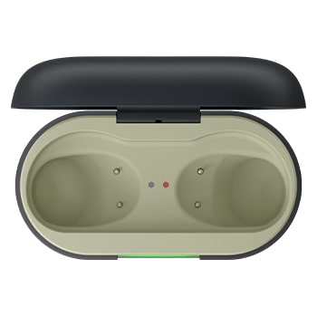 opened empty cradle top view