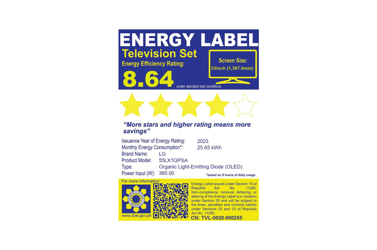 Energy label
