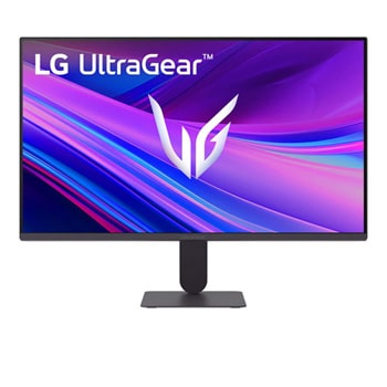 front view of the monitor with the stand down