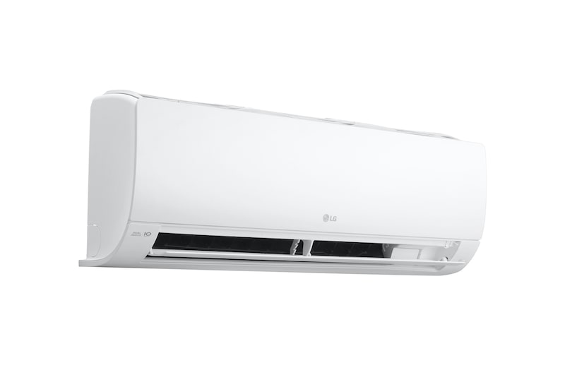 Left side of the lg wall mounted air conditioner with open vane