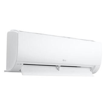 Left side of the lg wall mounted air conditioner with maximum open vane