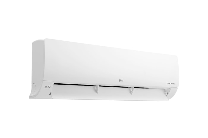 Left side of the lg wall mounted air conditioner with maximum open vane