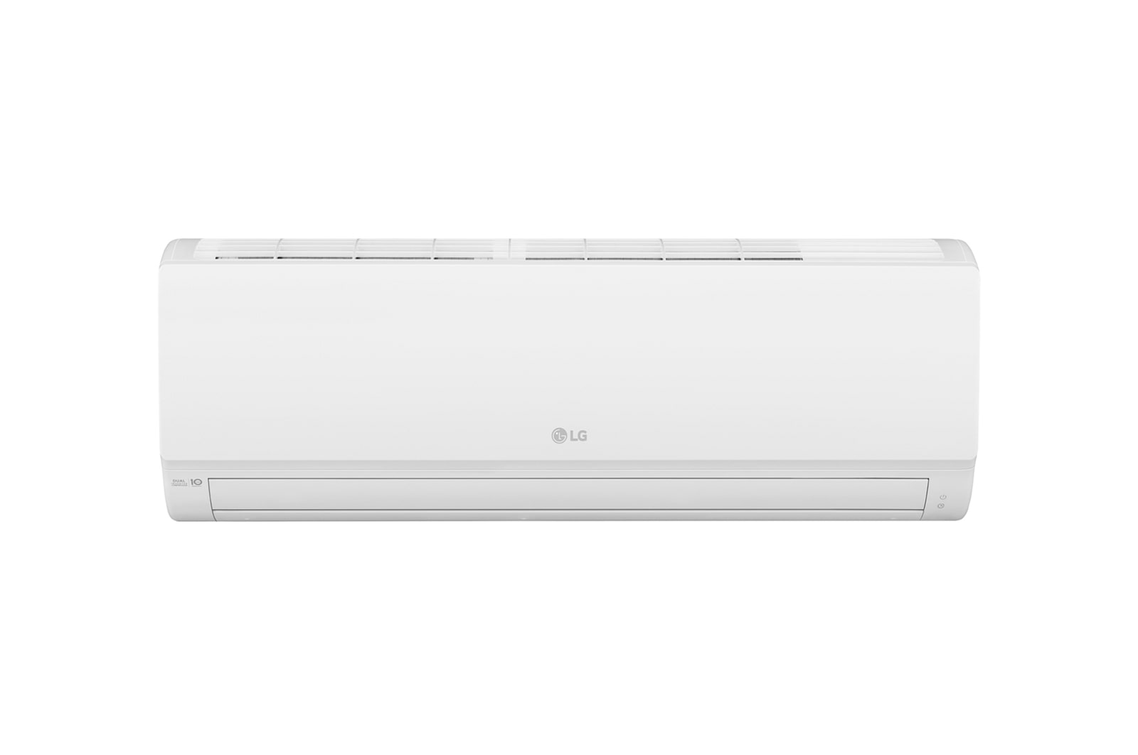 Front view of the LG wall mounted air conditioner HS-09IBA.ATTGLCP