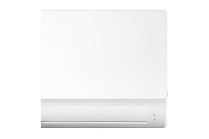 Detailed right view of the LG wall mounted air conditioner