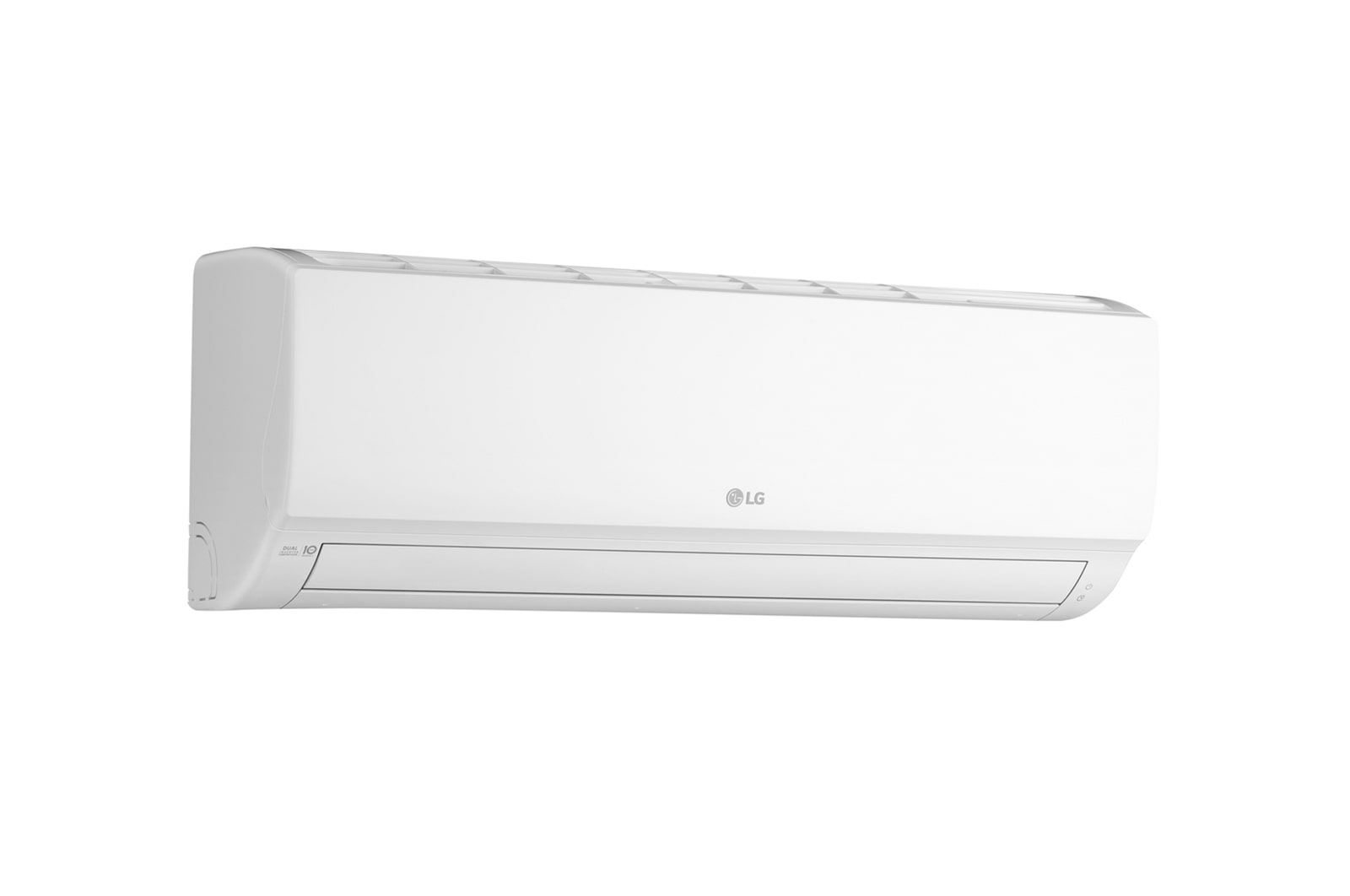 Left side of the LG wall mounted air conditioner