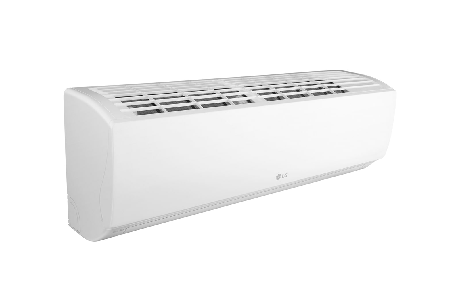 Top-left view of the LG wall mounted air conditioner