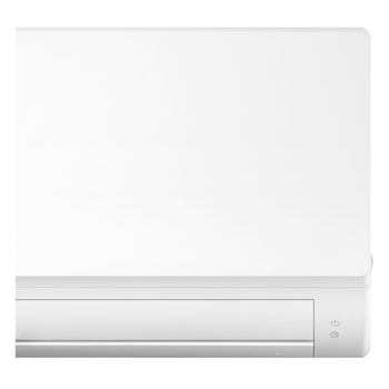 Detailed right view of the LG wall mounted air conditioner