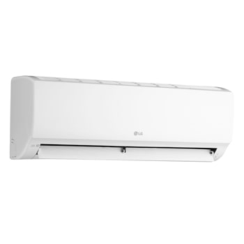 Left side of the LG wall mounted air conditioner with open vane