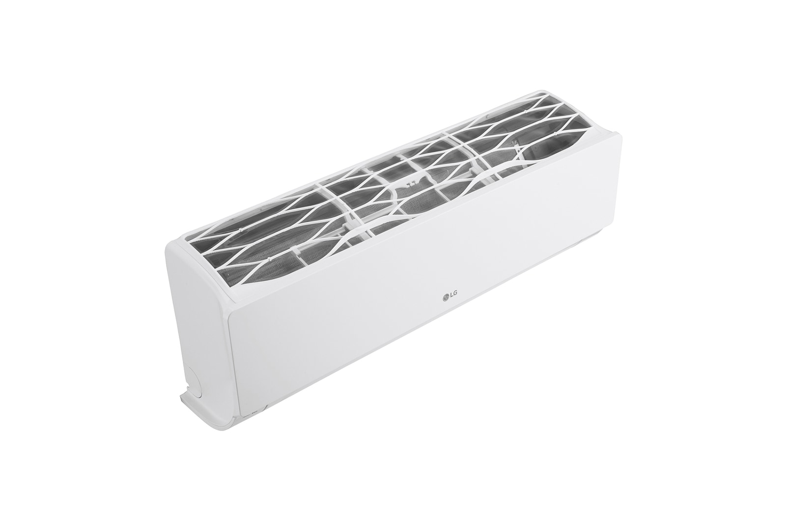 Top-right view of the LG wall mounted air conditioner