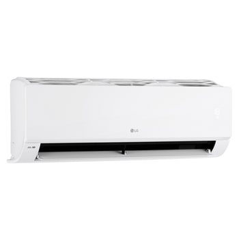 Left side of the LG wall mounted air conditioner with narrow open vane