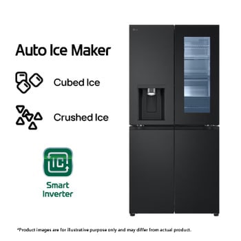 Front view of 20.8 cu. ft. French Door Refrigerator with Smart Inverter Compressor RVF-X208MC