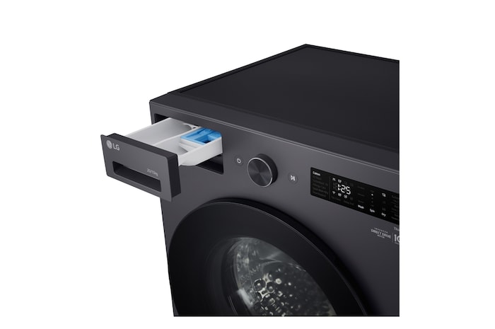 Right side detergent port view