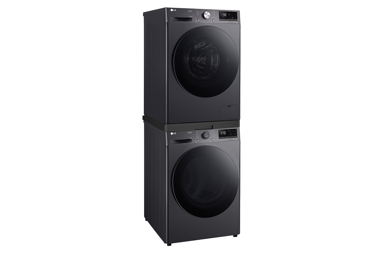 LG FV1410S4M 10 kg Front Load Washing Machine + RV08VHP2M 8 kg Dual Inverter Heat Pump Dryer + DSTBK\tStacking Kit, FV1410S4M.RV08DST001