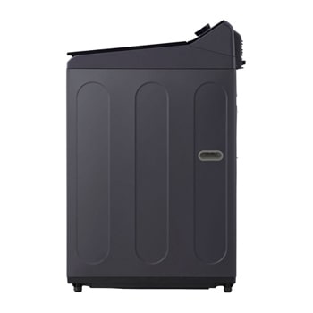 left side view of top loading washing machine